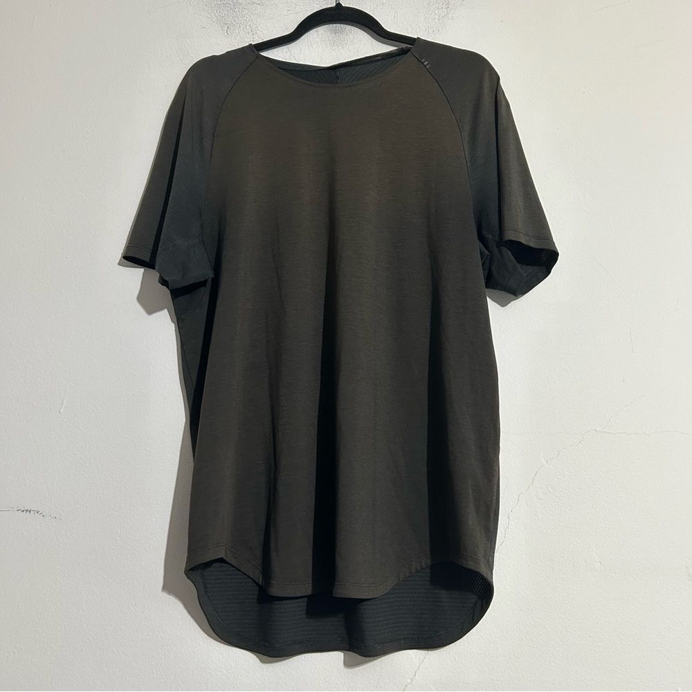 Lululemon Always Agile Short Sleeve T-Shirt Obsidian Gym Workout Active Athletic